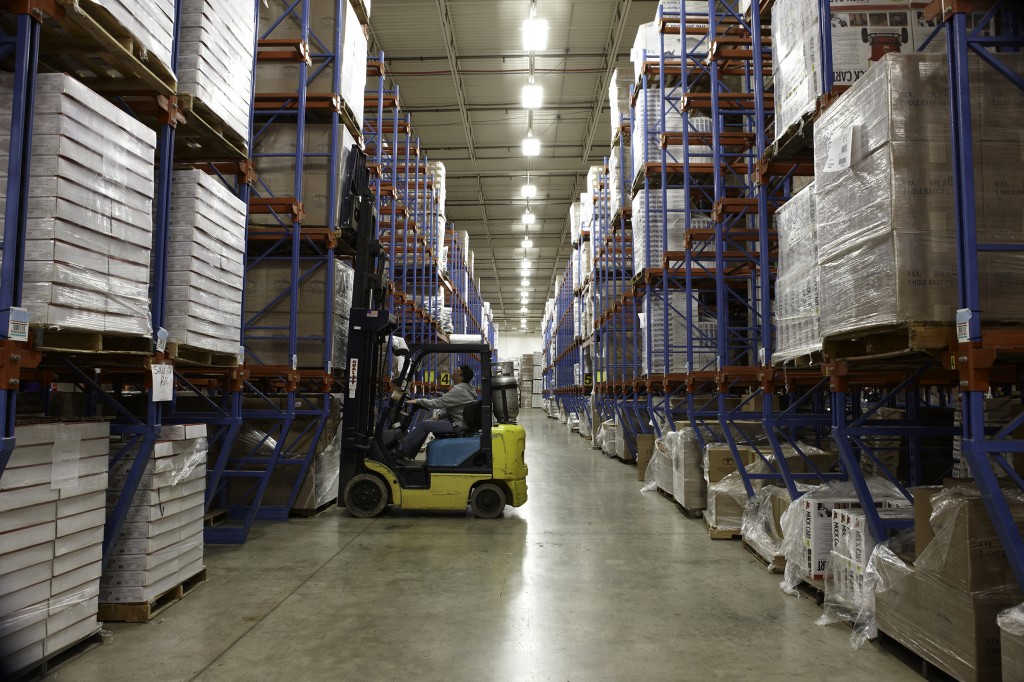 Forklift operation at Miller's Glencoe, MN facility.