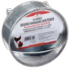 Galvanized Round Hanging Poultry Waterer