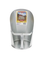 4 Quart Galvanized Feed Scoop