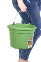 8 Quart Flat Back Plastic Bucket