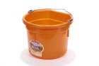 8 Qt Flatback Plastic Bucket Orange