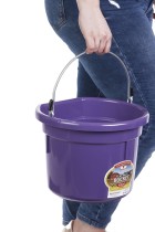 8 Quart Flat Back Plastic Bucket