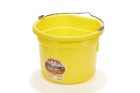 8 Quart Flat Back Plastic Bucket