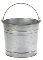 10 Quart Galvanized Dairy Pail