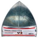 Galvanized Hanging Corner Poultry Feeder