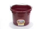 8 Quart Flat Back Plastic Bucket