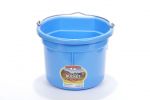 8 Quart Flat Back Plastic Bucket