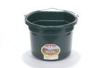 8 Quart Flat Back Plastic Bucket