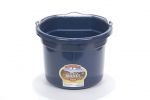 8 Quart Flat Back Plastic Bucket