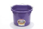 8 Quart Flat Back Plastic Bucket