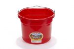 8 Quart Flat Back Plastic Bucket