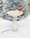 Heated Bird Bath with Pedestal