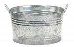 10.5 Gallon Galvanized Round Tub