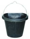 18 Quart Rubber Flat-Sided Bucket